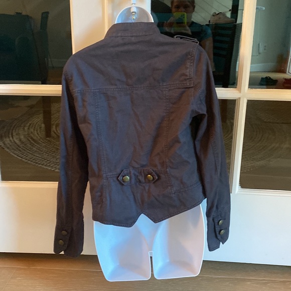 Utility jacket navy blue size medium - Picture 3 of 3